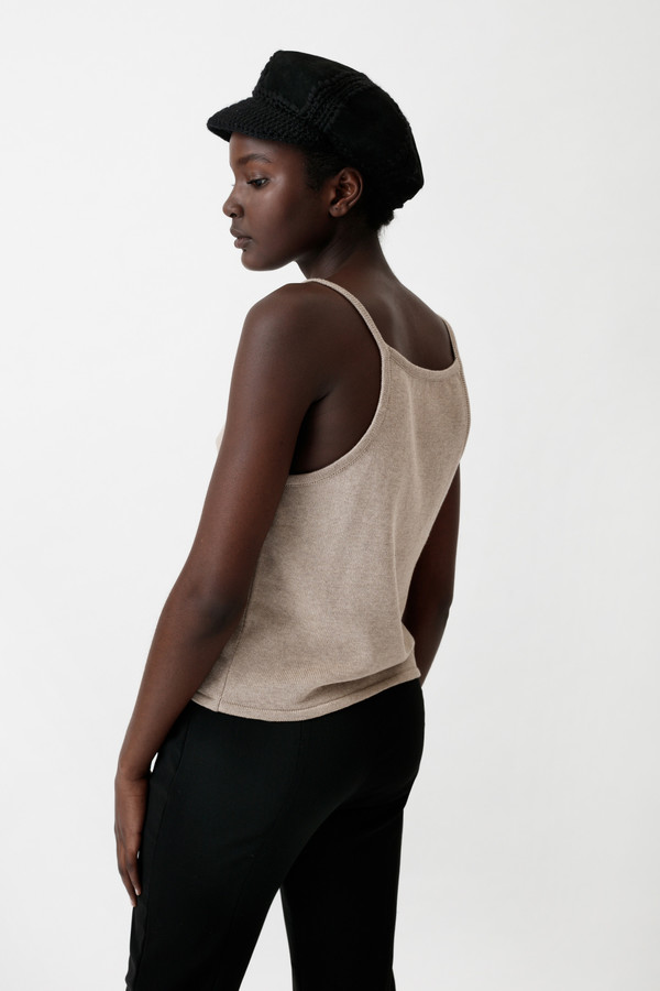 Osei-Duro Mallam Racer Tank - Oatmeal Osei-Duro Mallam Racer Tank - Oatmeal