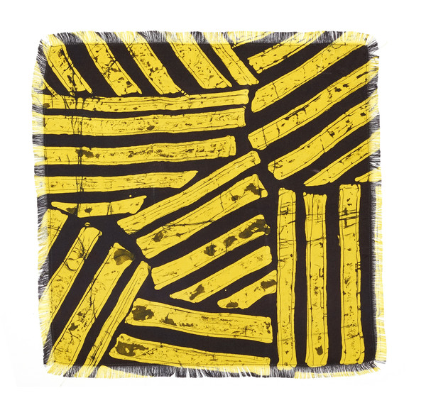 Post-Imperial Abstract Stripe Pocket Square Post-Imperial Abstract Stripe Pocket Square