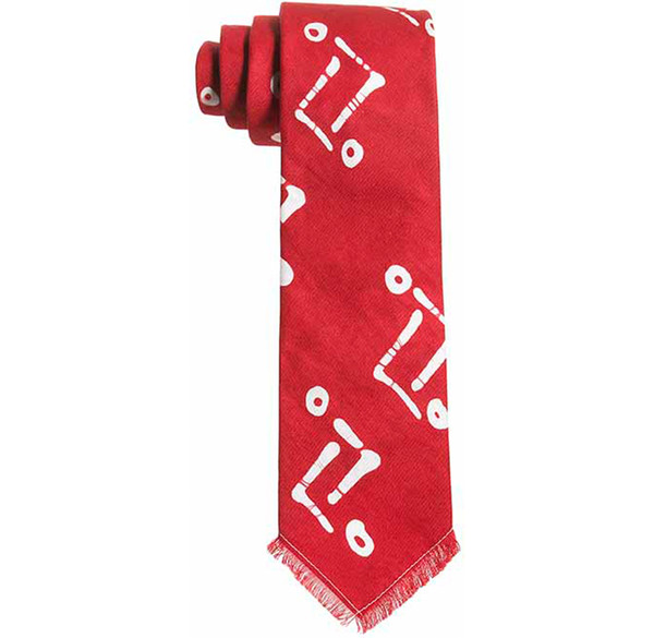Post-Imperial Adire Ibeji Pattern Tie Post-Imperial Adire Ibeji Pattern Tie