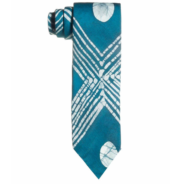 Post-Imperial Family House Pattern Tie Post-Imperial Family House Pattern Tie