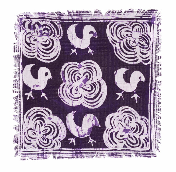 FOWL MOTIF POCKET SQUARE FOWL MOTIF POCKET SQUARE