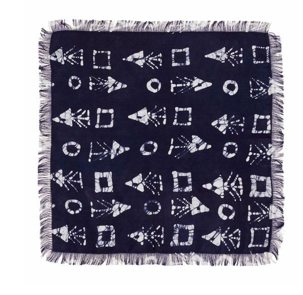 Post-Imperial Olokun Pattern Pocket Square Post-Imperial Olokun Pattern Pocket Square