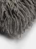 Erica Tanov Baby Alpaca Shag Pillow - Grey - Thumbnail 2