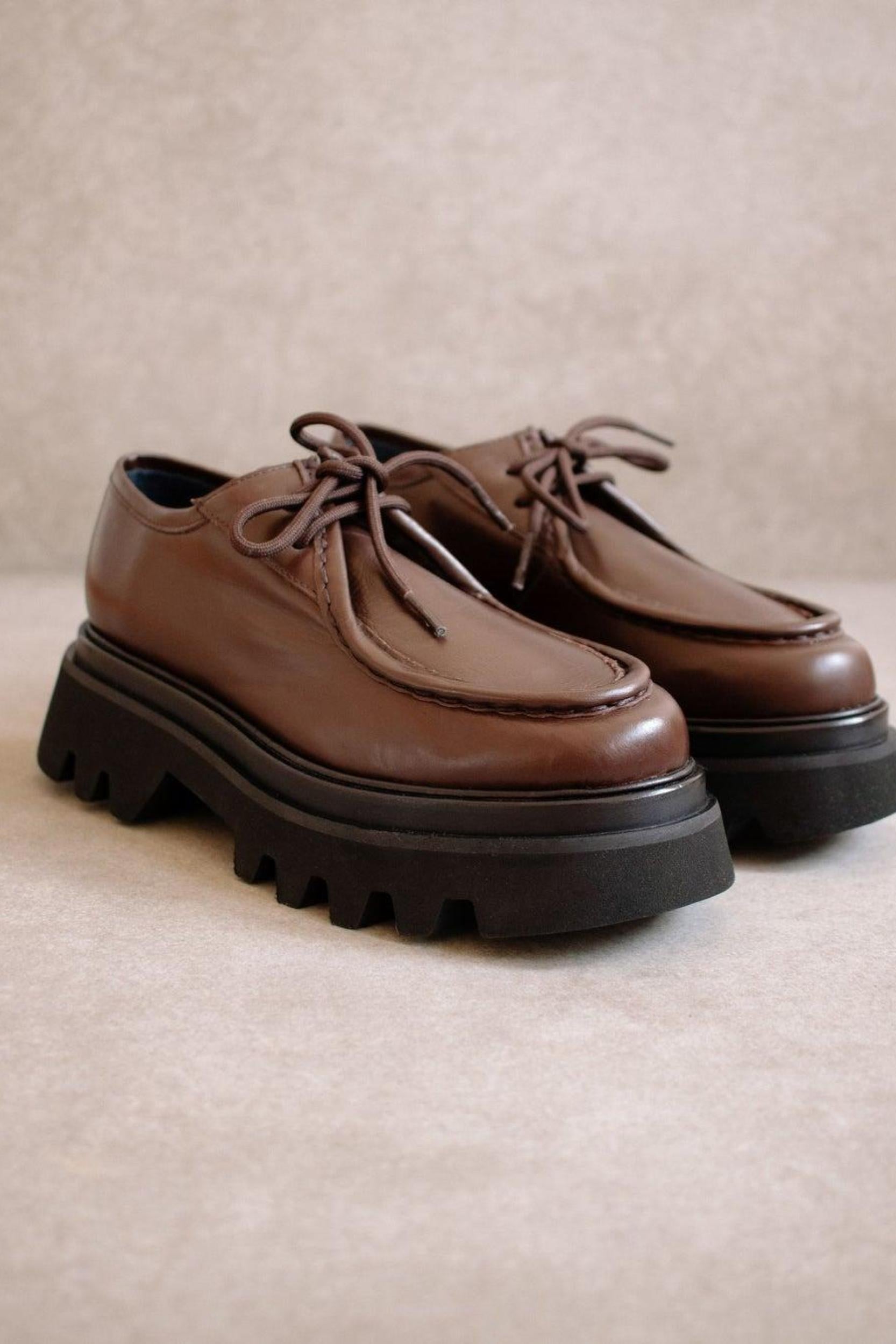 Alohas Tycoon Coffee Brown Leather Loafers - Coffee Brown | Garmentory