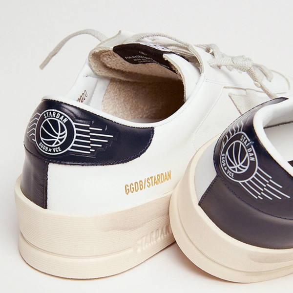 Golden Goose Stardan Leather Suede Star sneaker - White