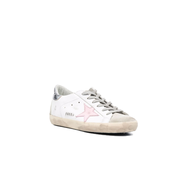Golden Goose｜SNEAKERS (SUPER STAR LEATHER UPPER SUEDE T GOLDEN GOOSE Superstar distressed leather and suede sneakers