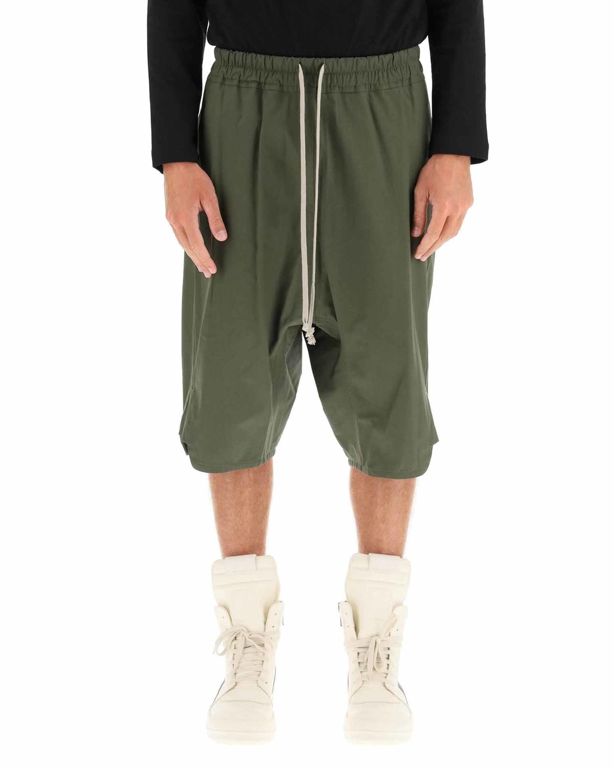 Rick Owens Basket Swingers Shorts - Green | Garmentory