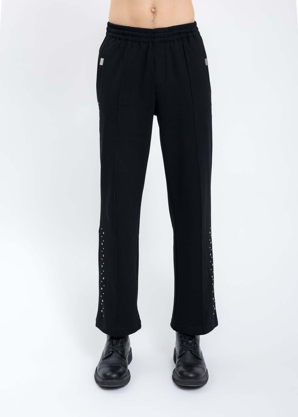 C2H4 Asteroid Rivet Zippered Sweatpants - black - Image 3 of 8