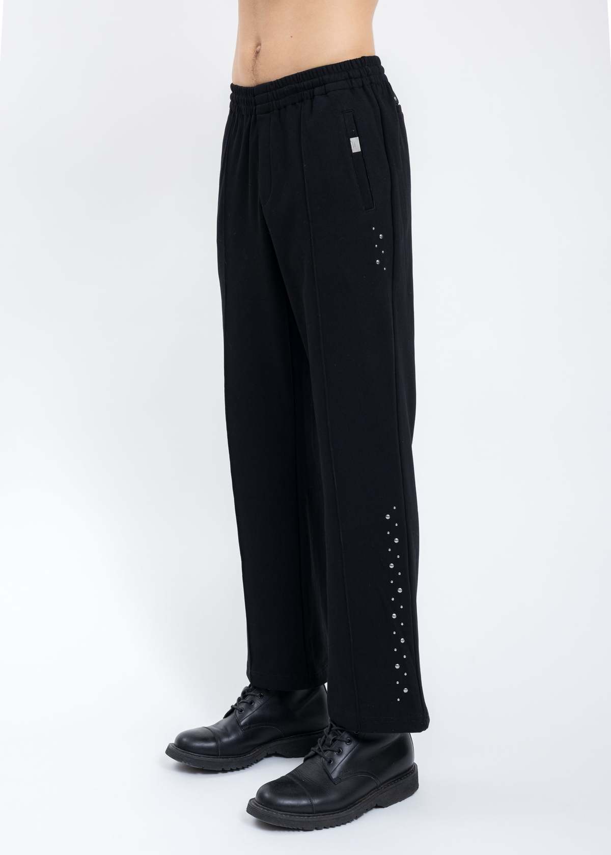 C2H4 Asteroid Rivet Zippered Sweatpants - black - Image 5 of 8