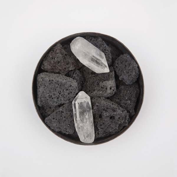 Mad et Len Flat Pot Pourri Apothicaire Petit Lava Darkwood