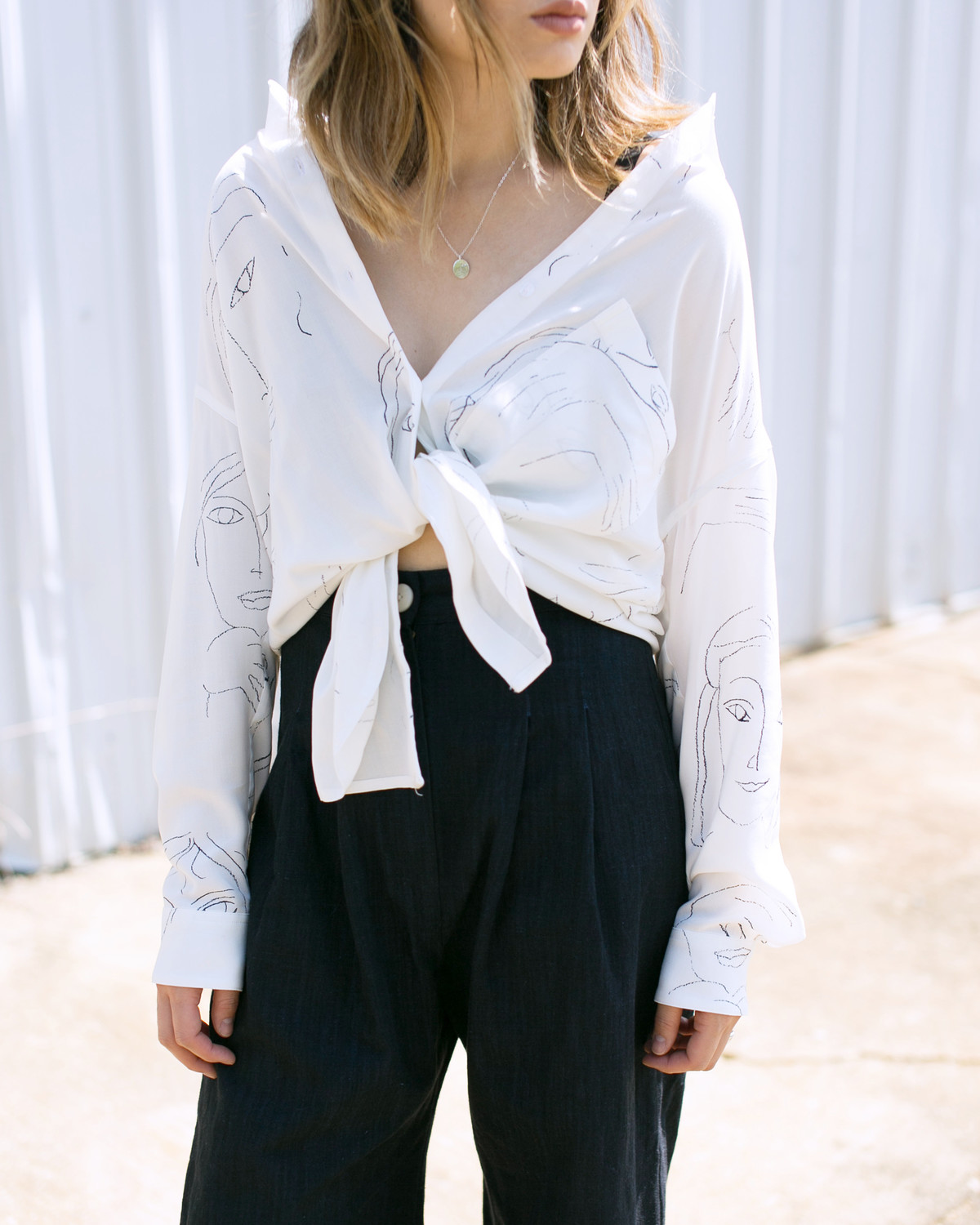 Paloma Wool Leandra Faces Shirt | Garmentory