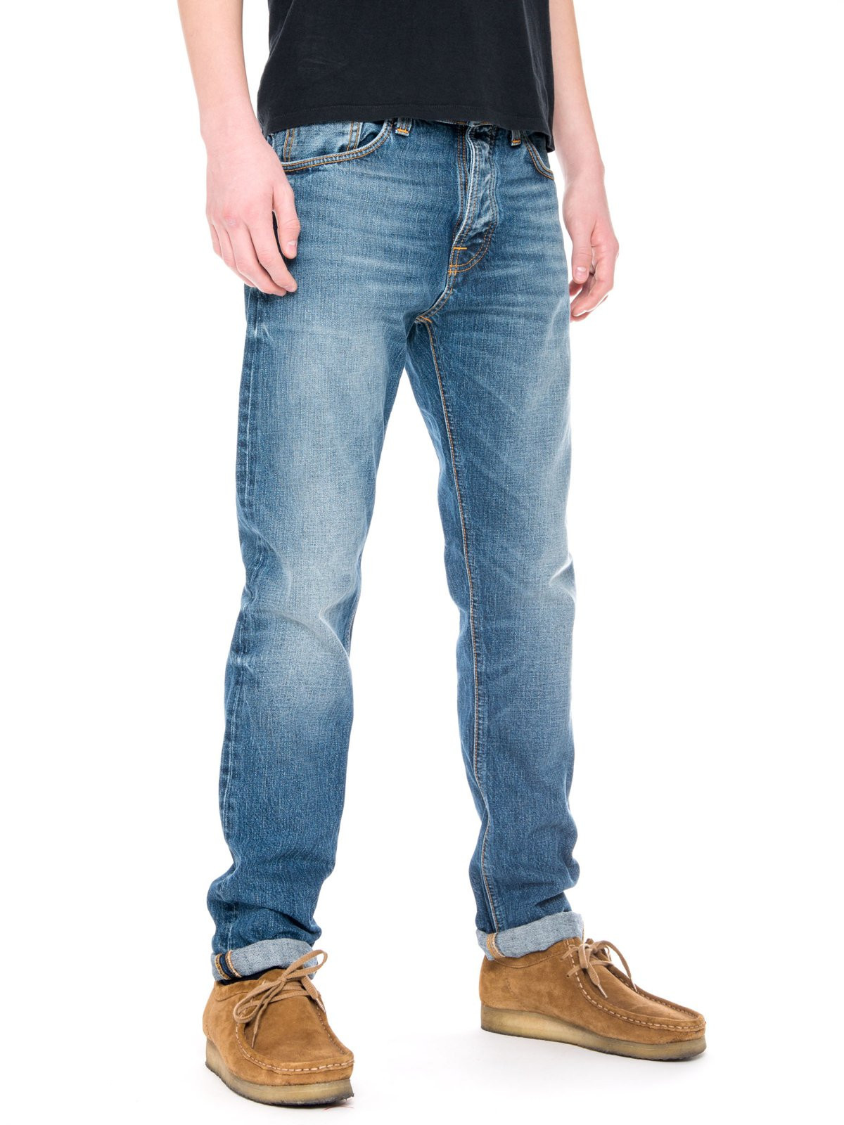 【新品未使用品】Nudie Jeans Fearless Freddie Nudie Jeans Fearless Freddie | Shaded Rain | Garmentory