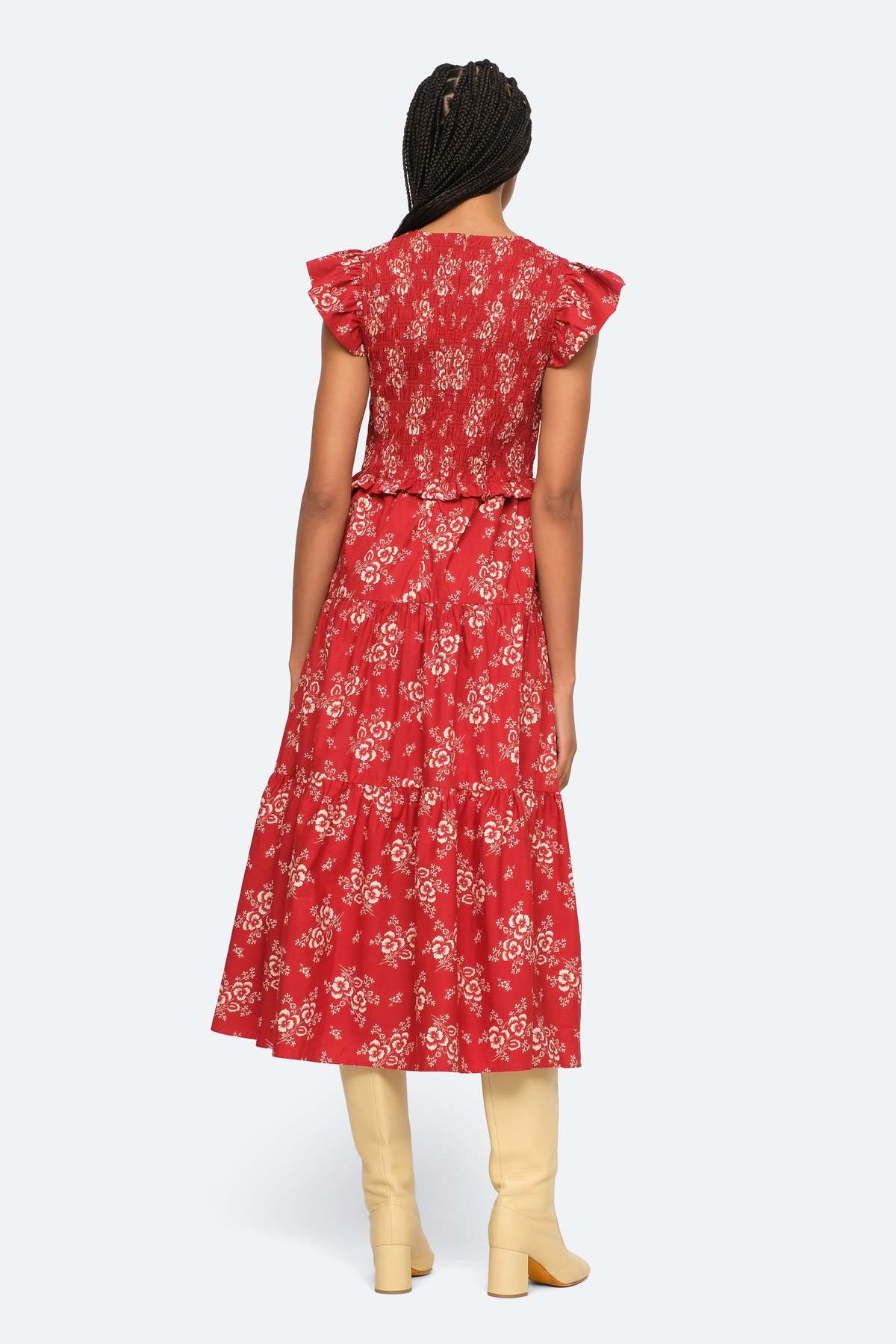 dress maxi elegant A.l.c. Alessia Satin and Lace Maxi Dress main image 0