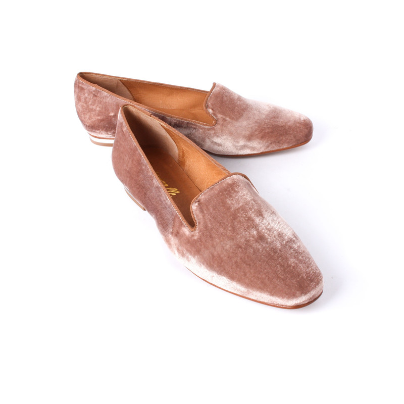 L'Intervalle Nisco Pink Velvet Shoes Garmentory