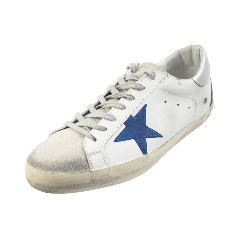 Golden Goose Superstar Blue Star sneakers - white | Garmentory