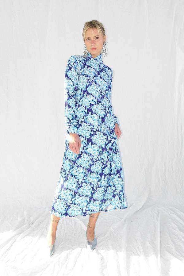 Rachel Comey Pasha Dress - Blue Multi 