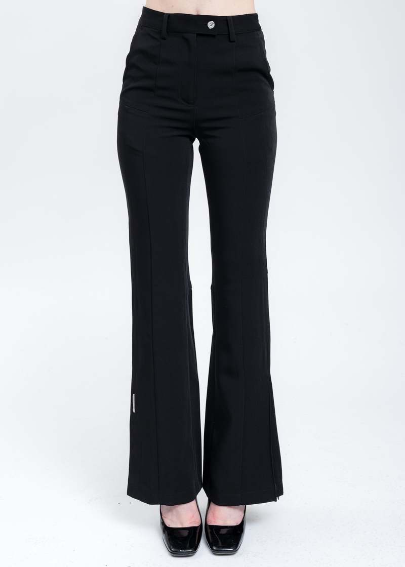 パンツ sublations tweed flare trouser SUBLATIONS GLITTY TWEED FLARE TROUSERS