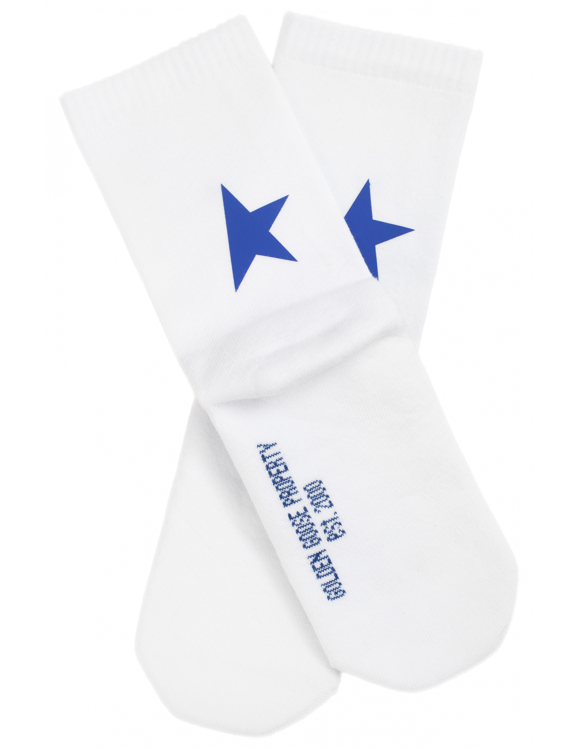 Golden Goose Star Collection contrasting star socks WHITE