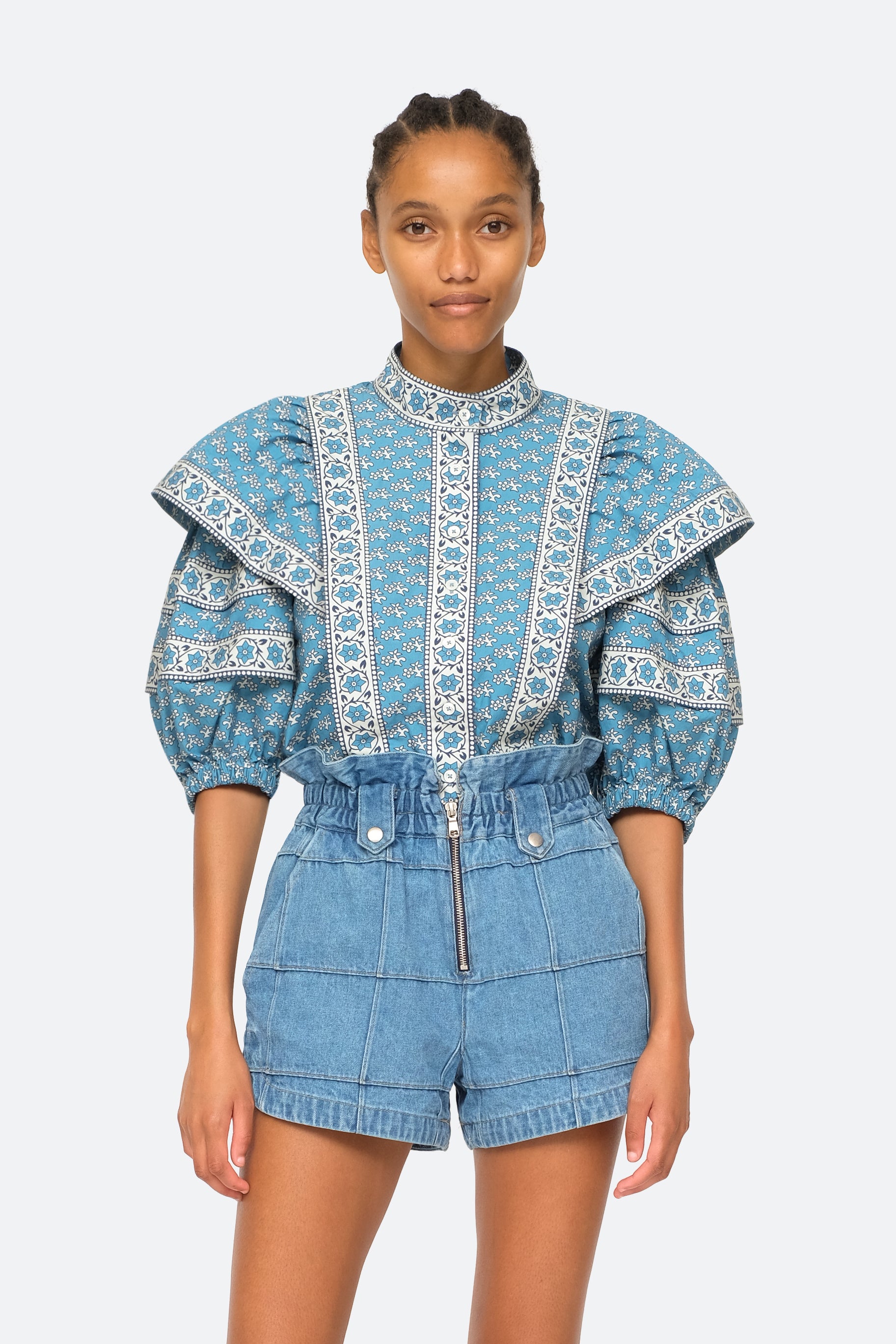 Sea NY Fernanda Top - Blue | Garmentory Sea NY Fernanda Top - Blue | Garmentory