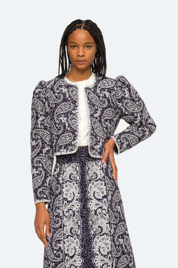 Sea NY Theodora Cropped Jacket | Garmentory