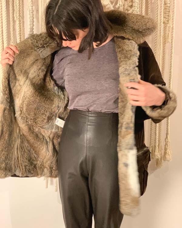 Vintage Dolce & Gabbana Corduroy Coat - Brown | Garmentory