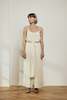 a mente Front tie slip maxi dress - cream - Thumbnail 1