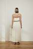 a mente Front tie slip maxi dress - cream - Thumbnail 3