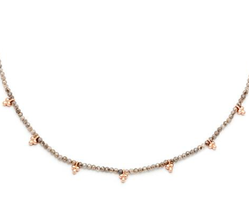 LEAH ALEXANDRA FLUENCY LABRADORITE CHOKER Garmentory