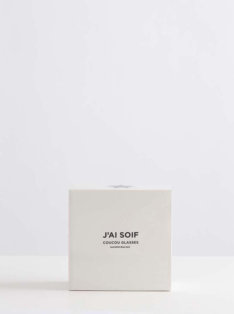 La Gent Maison Balzac Tall Set of 2 Coucou Glass - Miel