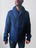 Eleven Six Knits MEN'S SHAWL COLLAR CARDIGAN - NAVY - Thumbnail 1