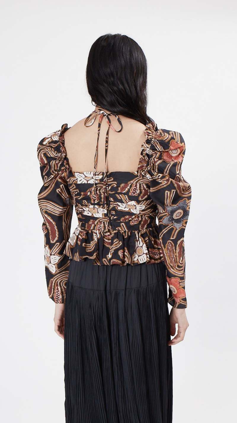 Ulla Johnson Mirelle Blouse - Onyx