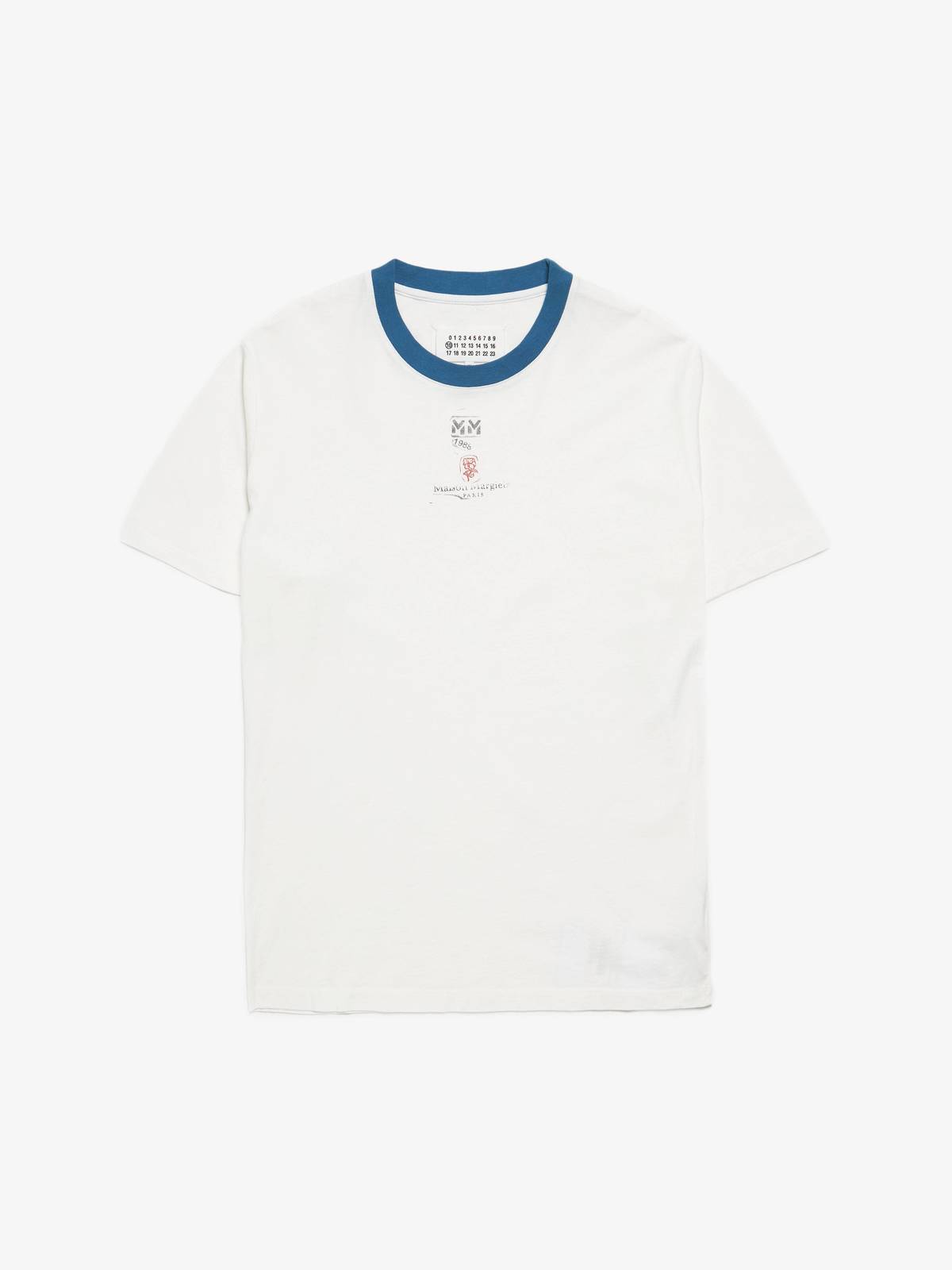 Tシャツ・カットソー WHITE AND BLUE COTTON T-SHIRT TJ2910_525_25.jpg