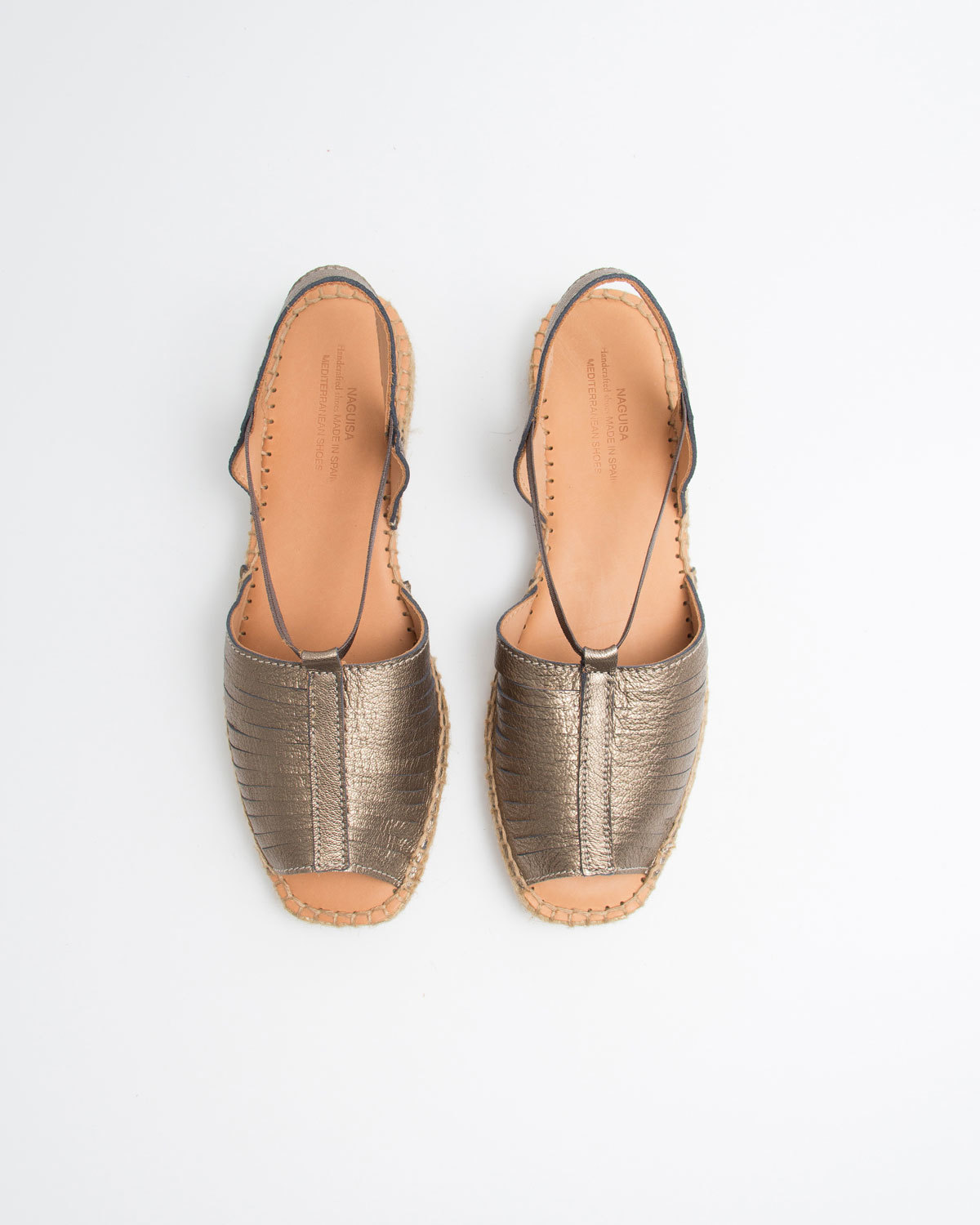 NAGUISA SILURO ESPADRILLES BRONZE Garmentory