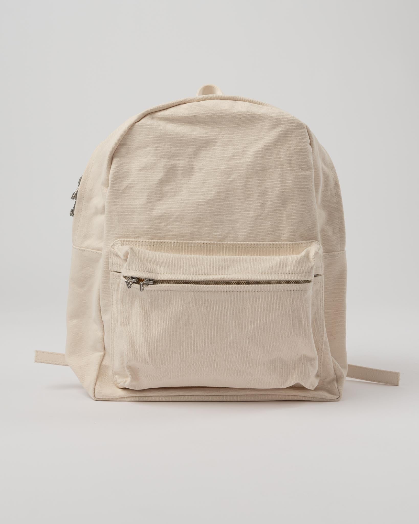 washed canvas backpack