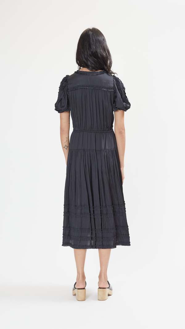 Ulla Johnson Rose Dress Noir Garmentory