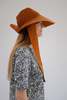 Beklina Tie Hat - Brown - Thumbnail 2