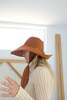 Beklina Tie Hat - Brown - Thumbnail 9