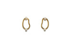 Lizzie Fortunato Twin Pearl Hoops - Thumbnail 1