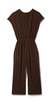 Alice Pearl Marie Jumpsuit - Coffee - Thumbnail 3