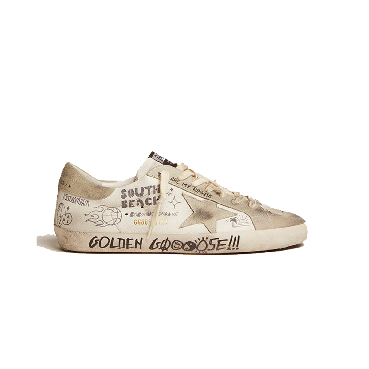 スニーカー Golden Goose SNEAKER (GMF00101F007522) Golden Goose Super-Star MIAMI Nappa Upper Women GWF00101