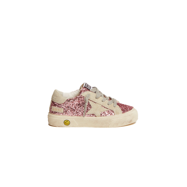 【PORTERNA】May lace-up sneakers kids Golden Goose May Glitter Upper Suede Lacing Star Baby