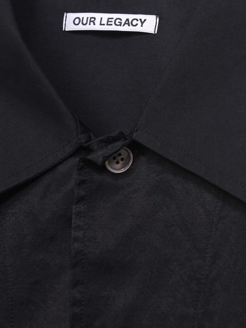 Our Legacy Waltz Shirt - Black Ritzy Cotton | Garmentory