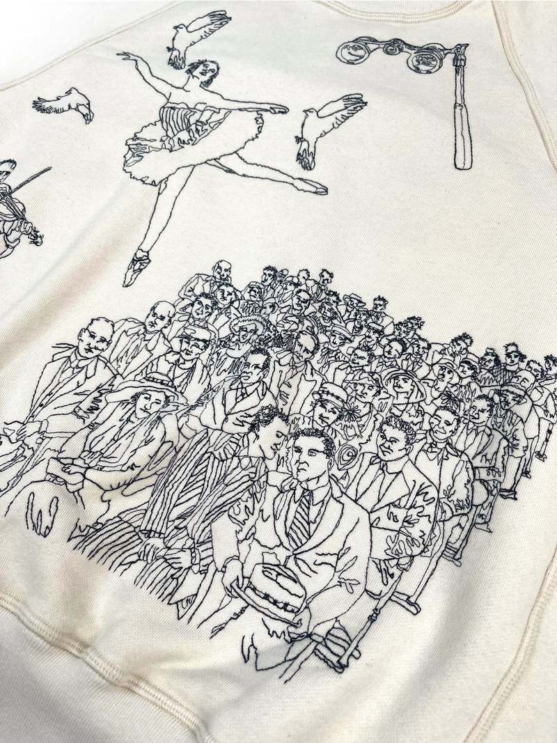 トップス samuel zelig ballet crewneck [S] Ballet Crewneck - Cloud Grey – Samuel Zelig
