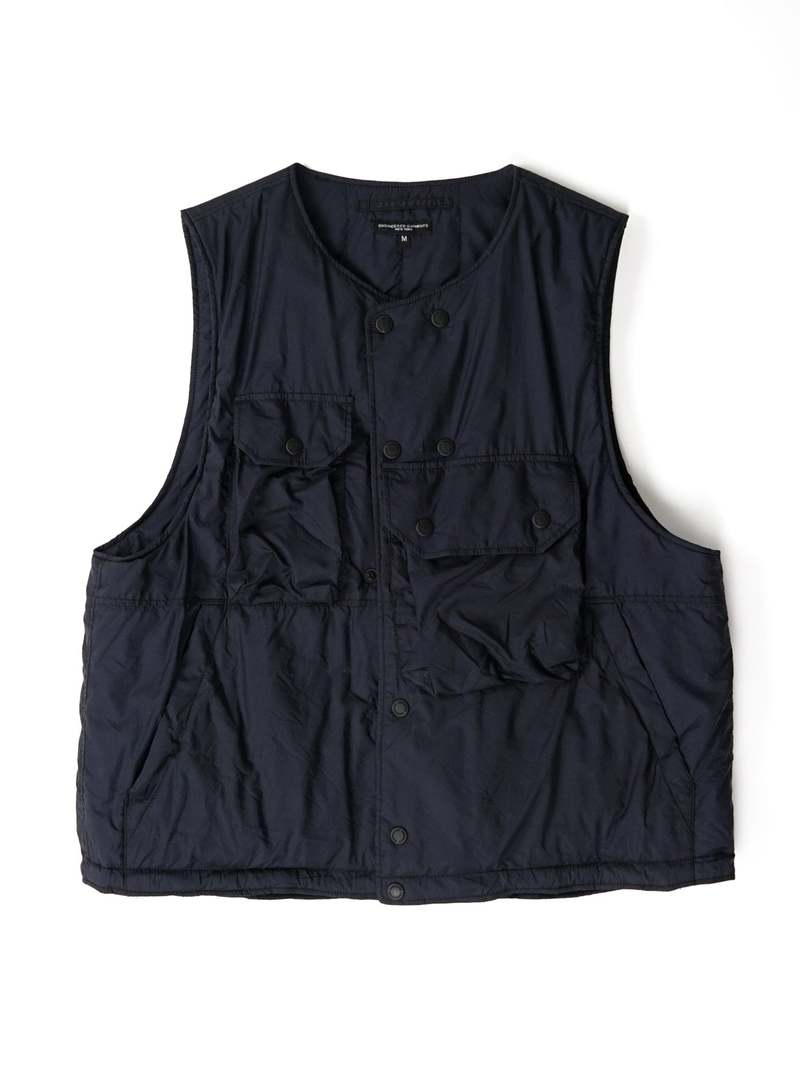 ENGINEERED GARMENTS　Cover Vest Engineered Garments Cover Vest -Black | Garmentory