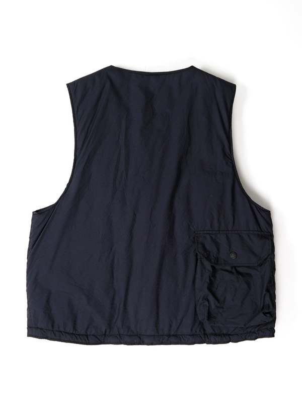 Engineered Garments Nylon Micro Ripstop Cover Vest - Dark