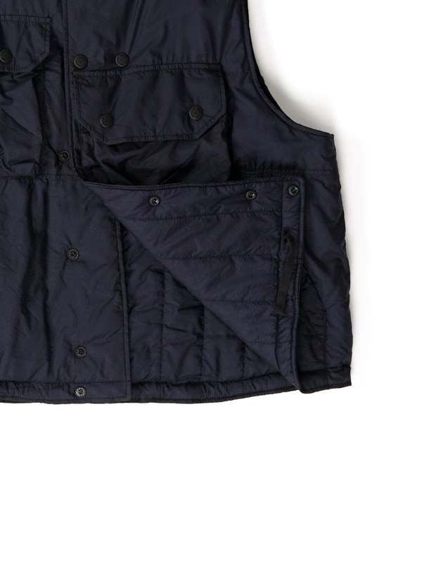 Engineered Garments Nylon Micro Ripstop Cover Vest - Dark Navy