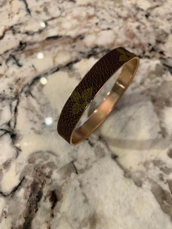 Upcycled LV Creations Authentic Upcycled LV Bangle | Garmentory display picture 2