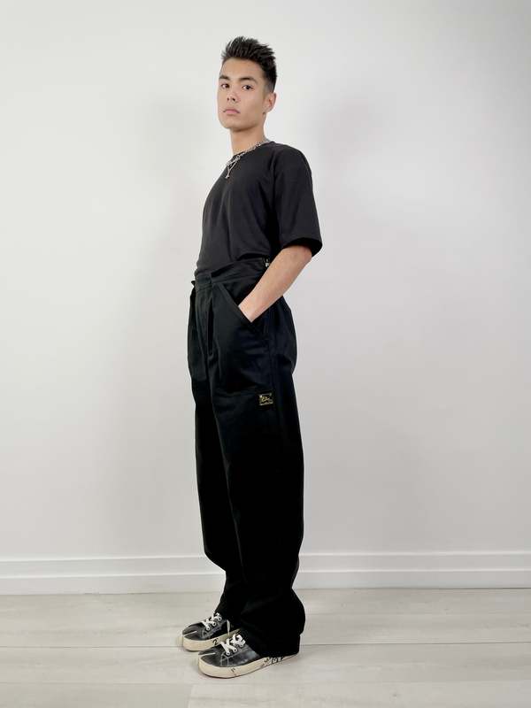 PRE-LOVED Raf Simons AW 2019 High-Rise Pleated Wide Straight-Leg