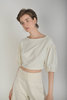 Town Clothes Quintana Culottes in Ginger Cotton Canvas - Thumbnail 7