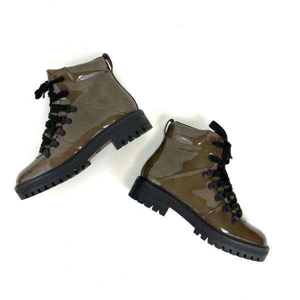 Cougar Nash boots - Stone Crinkle Patent